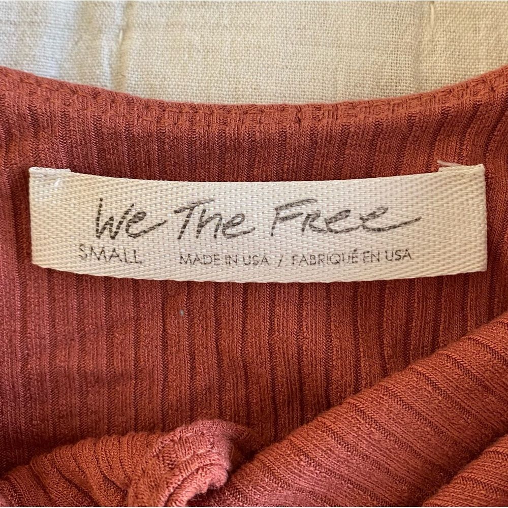 We The Free People Liz Wrap Cropped Tank Top Size Small - Picture 4 of 5